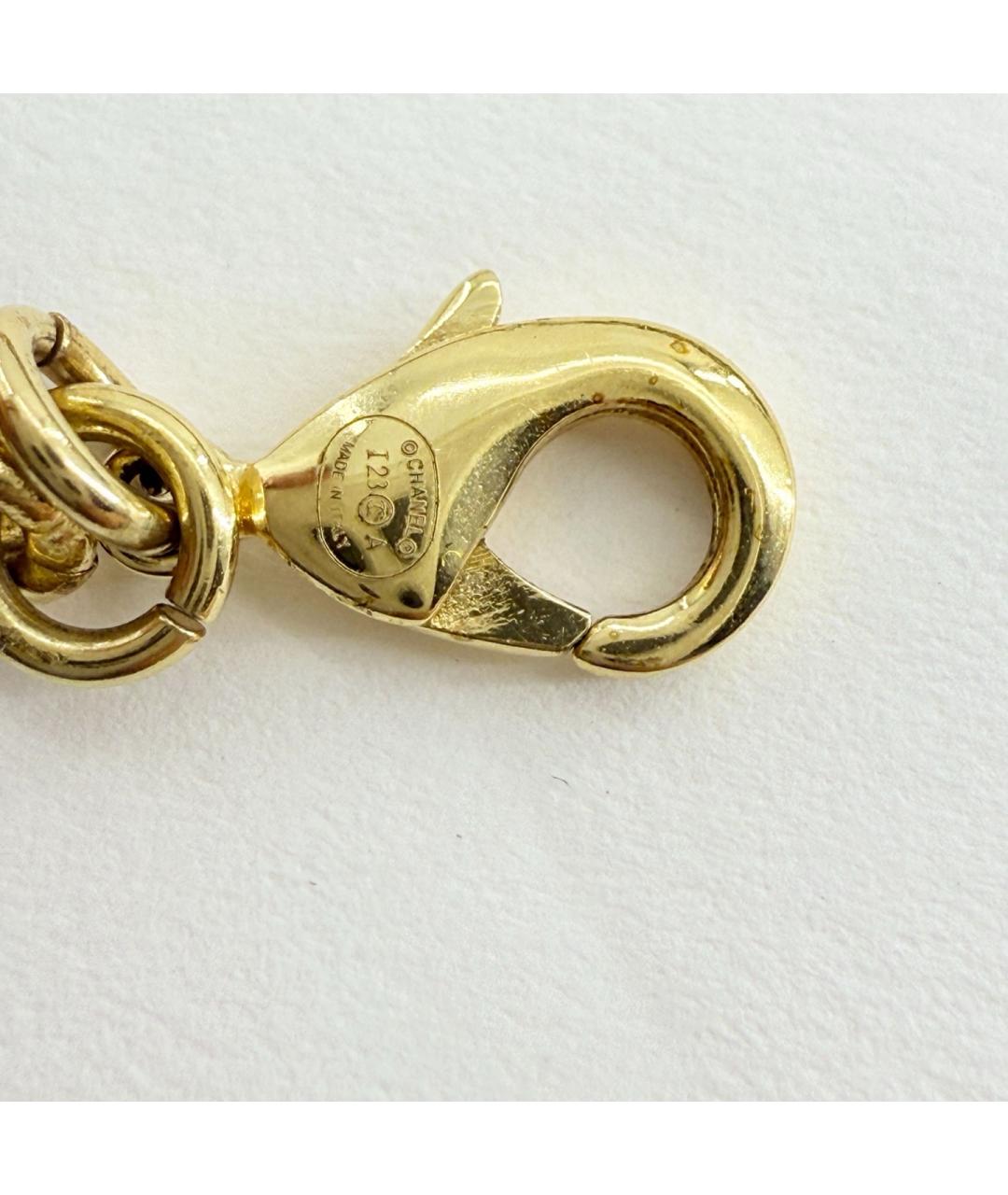 CHANEL Золотое металлическое колье, фото 5