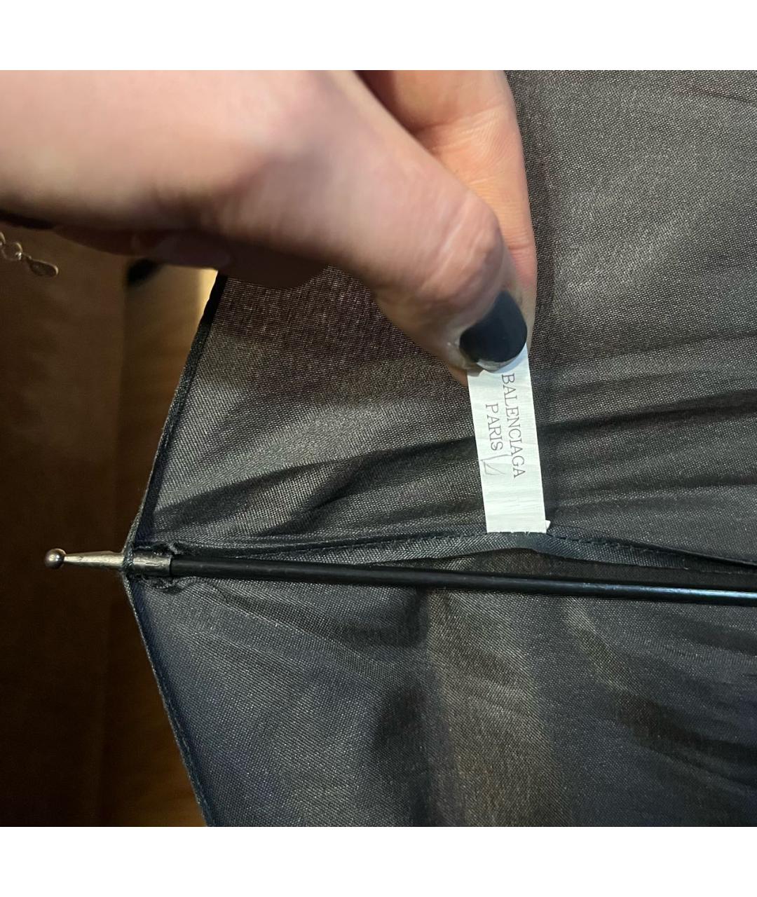 BALENCIAGA Черный зонт, фото 5