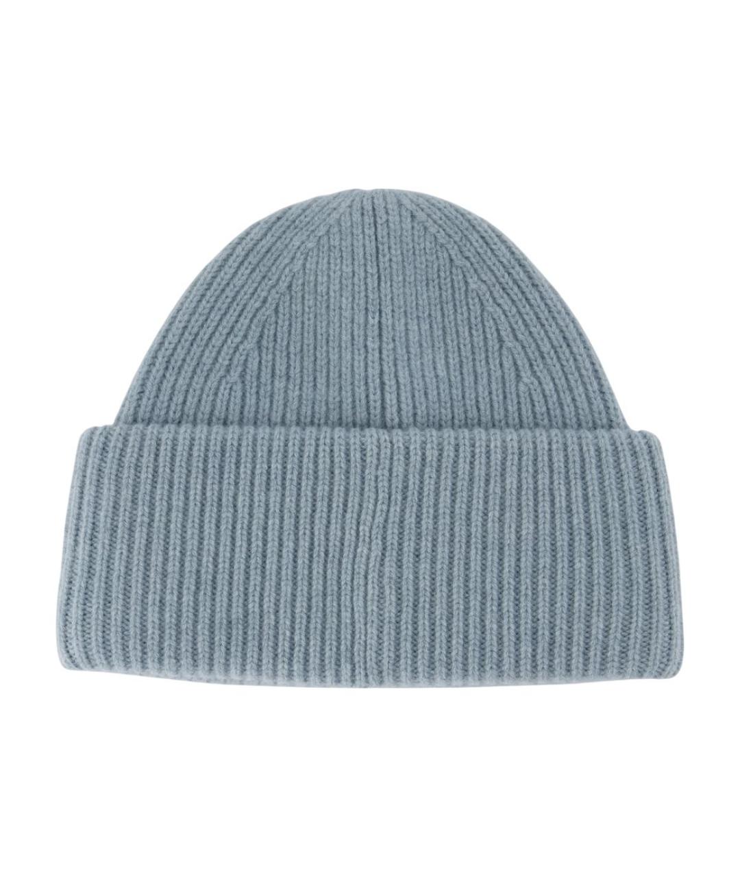 ACNE STUDIOS Синяя шерстяная шапка, фото 2