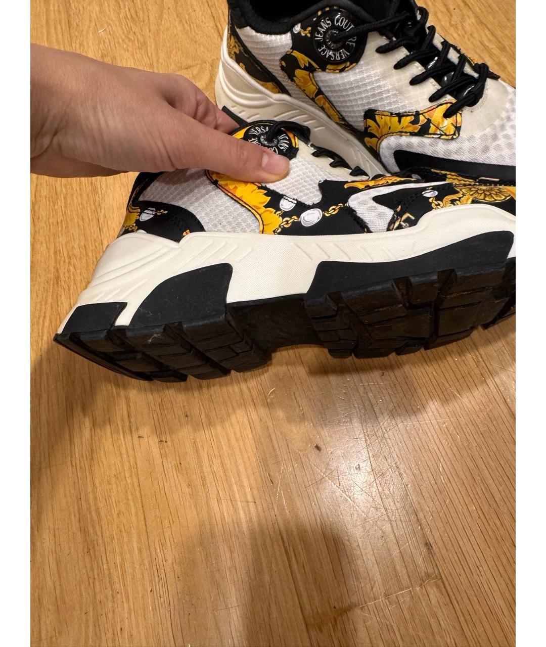 VERSACE JEANS COUTURE Белые кроссовки, фото 4