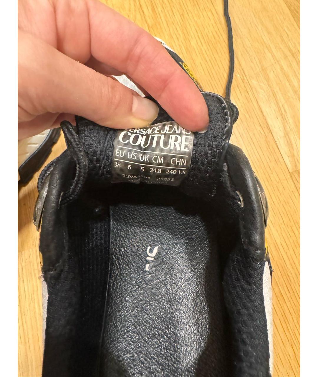 VERSACE JEANS COUTURE Белые кроссовки, фото 7