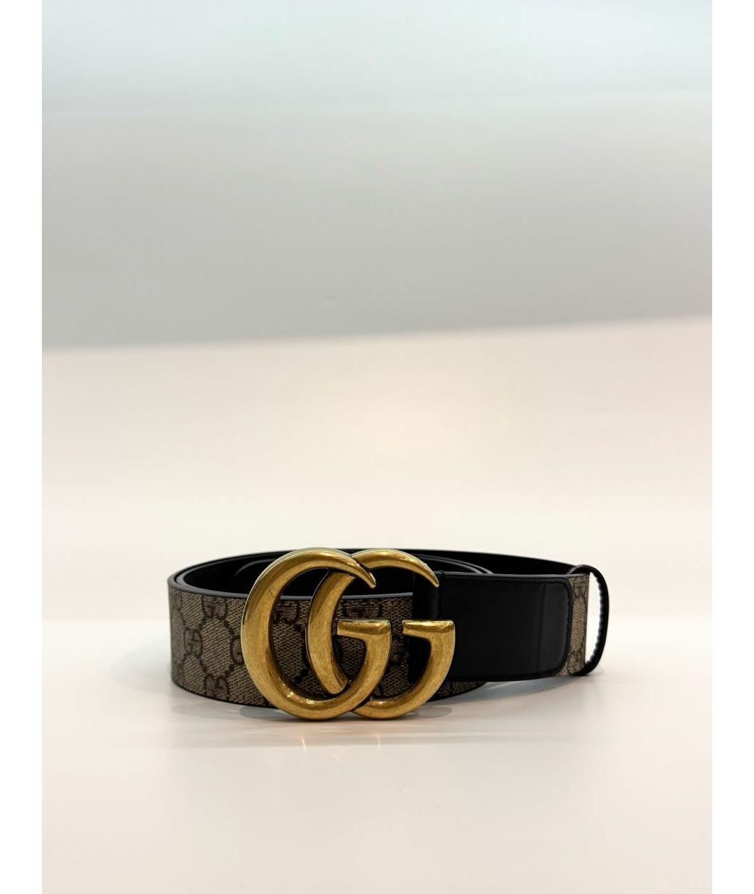 GUCCI Черный кожаный ремень, фото 8