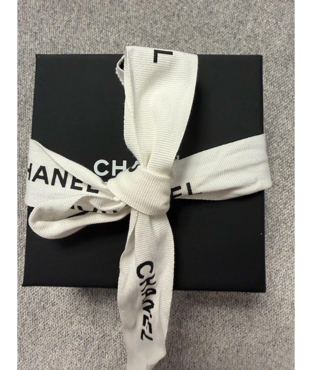 CHANEL Золотые металлические серьги, фото 5