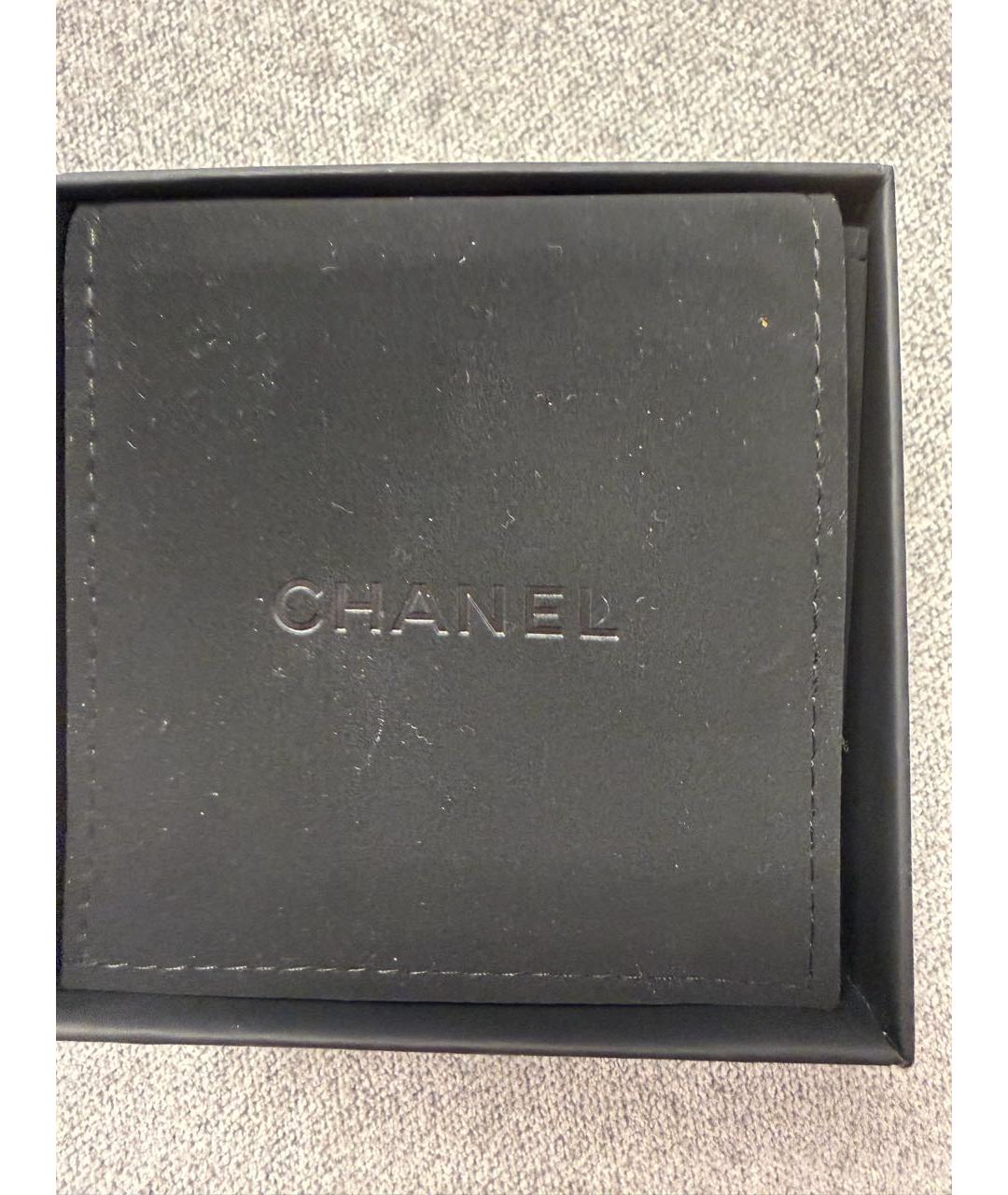 CHANEL Золотые металлические серьги, фото 4