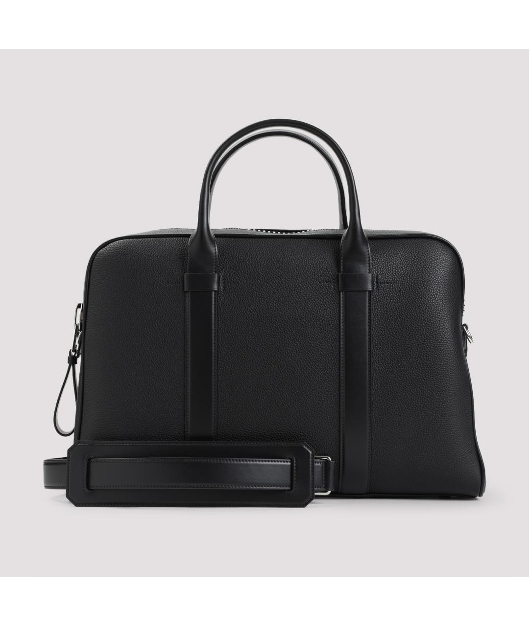 TOM FORD Черный кожаный портфель, фото 3