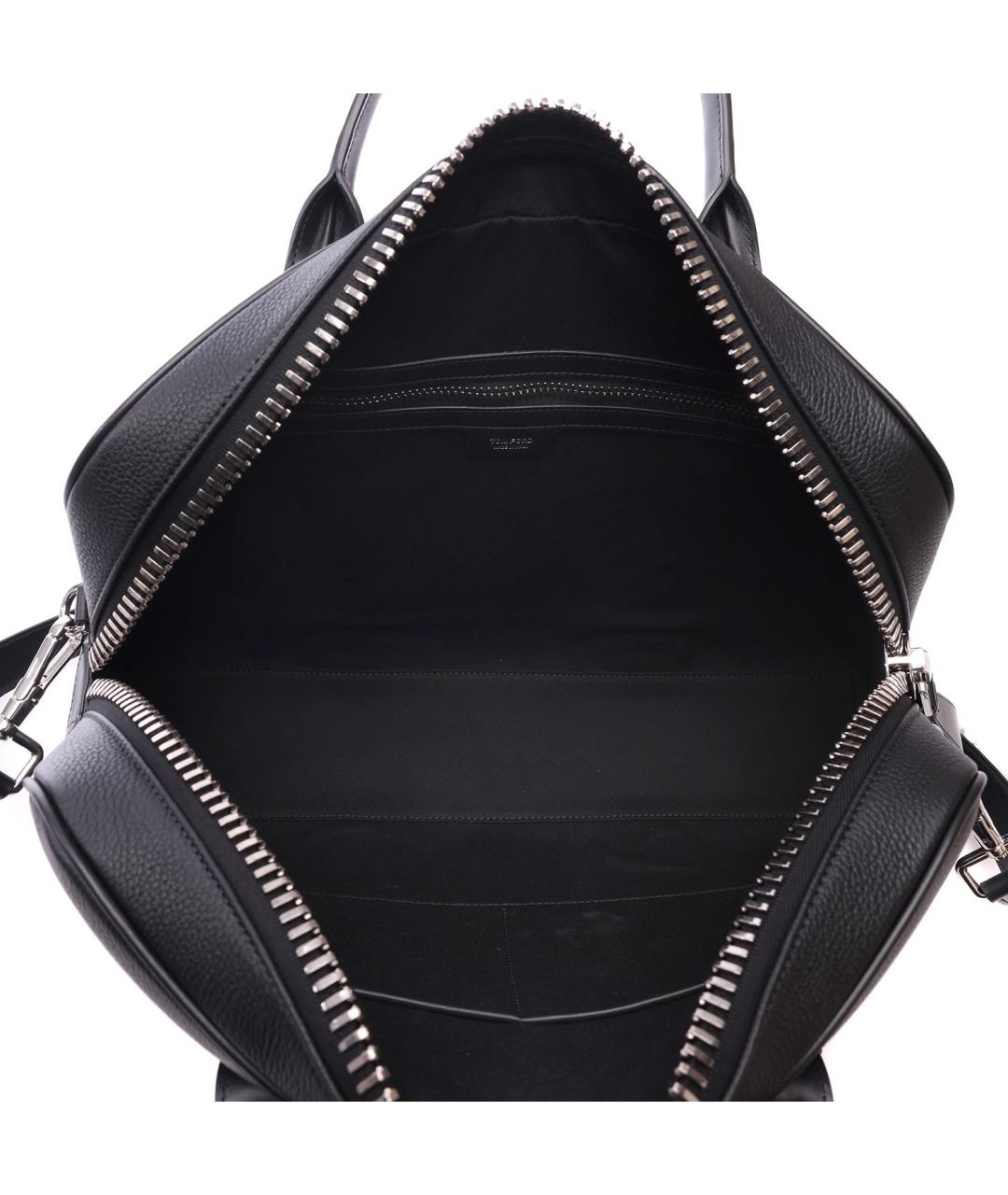 TOM FORD Черный кожаный портфель, фото 6