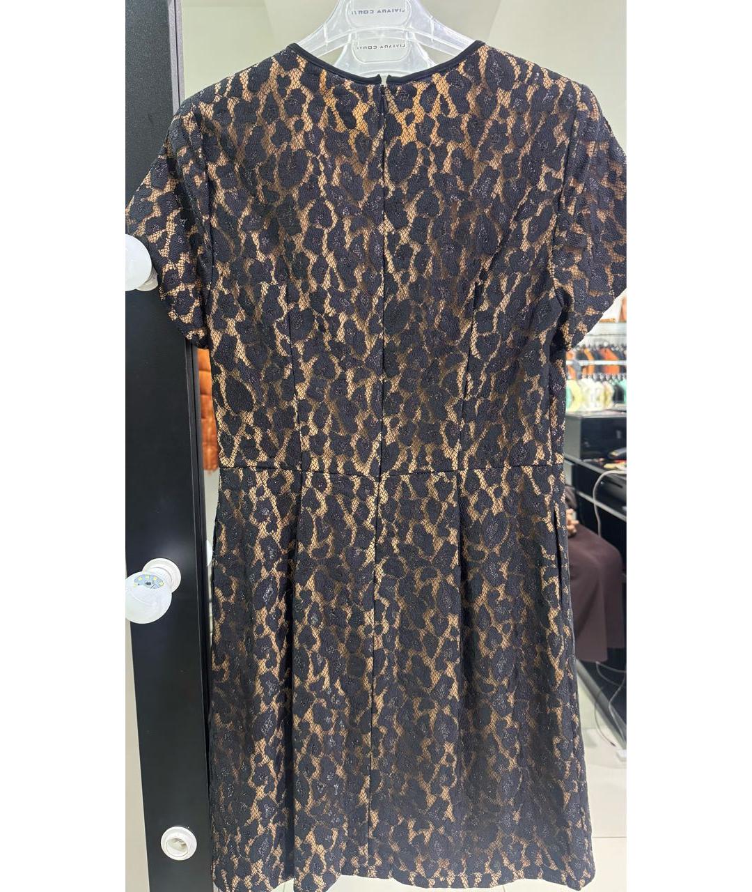 MICHAEL KORS Черное кружевное коктейльное платье, фото 2