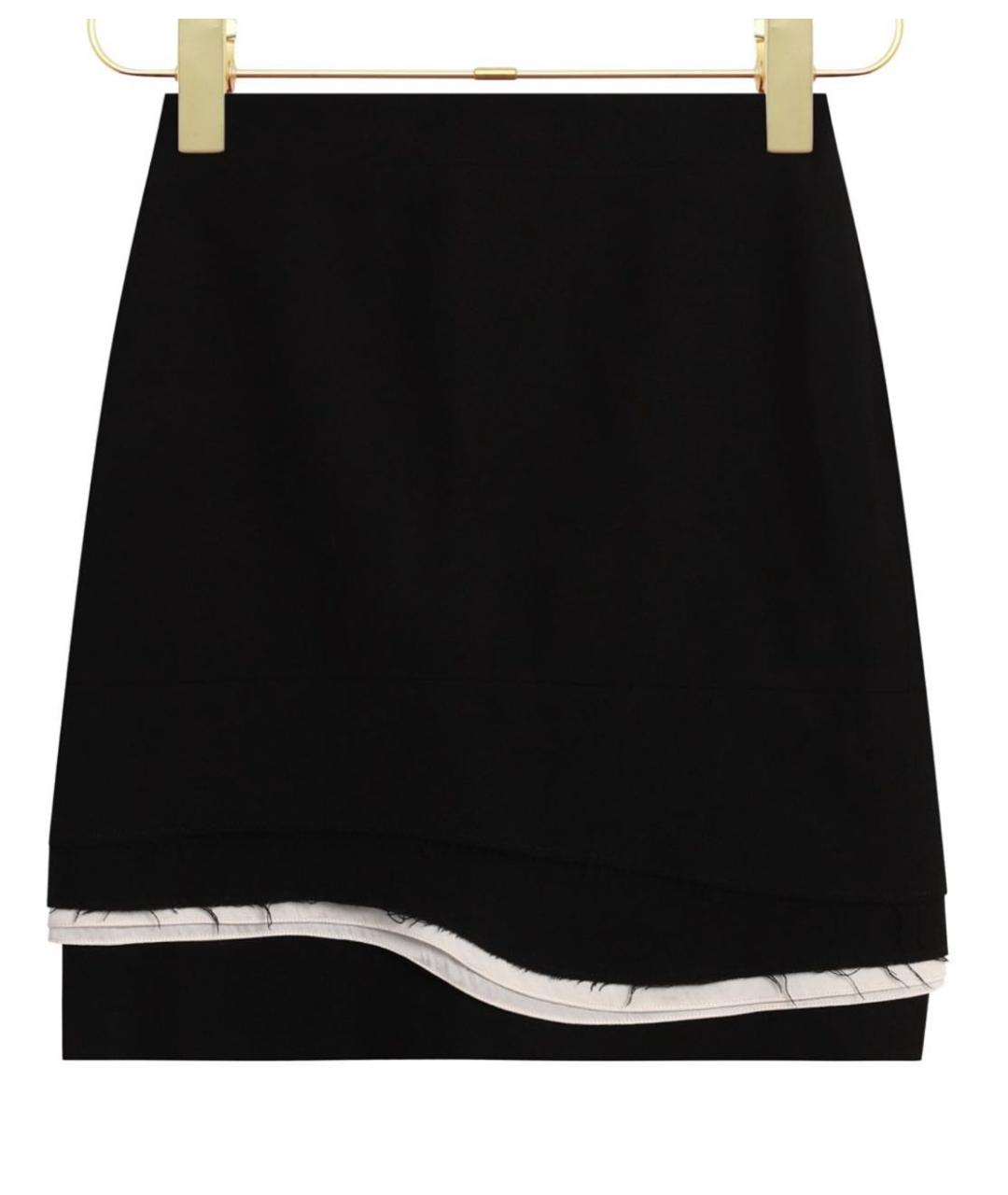 GIVENCHY Черная шерстяная юбка мини, фото 5