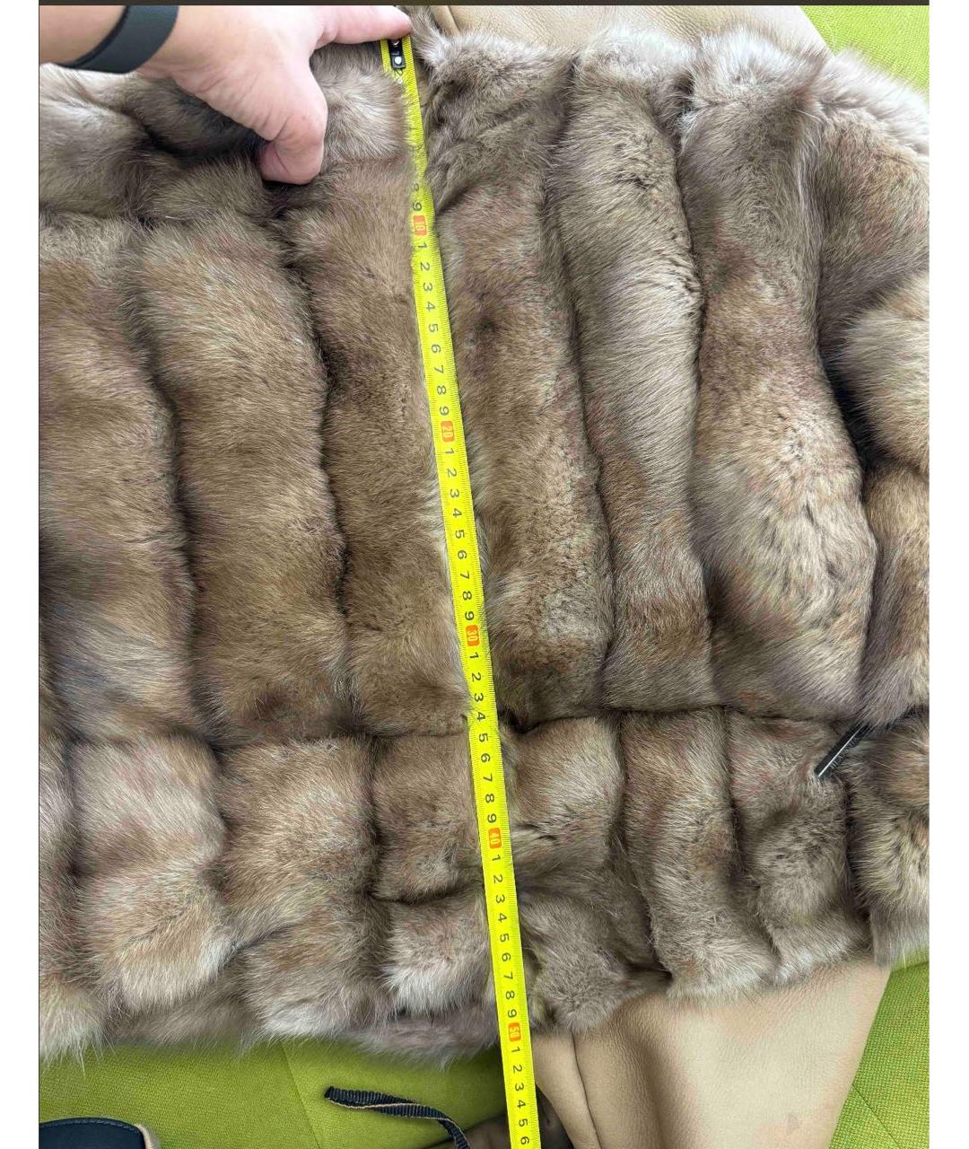 BLANCHA Коричневая замшевая дубленка, фото 5