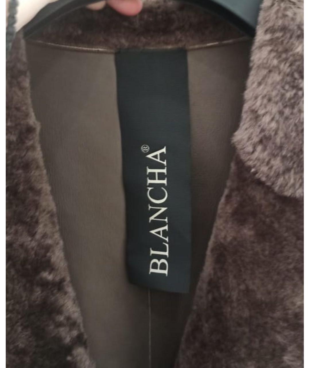 BLANCHA Коричневая дубленка, фото 5