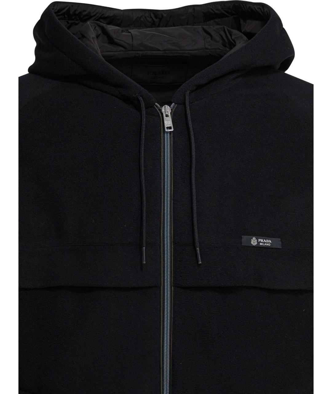 PRADA Черная полиамидовая куртка, фото 3