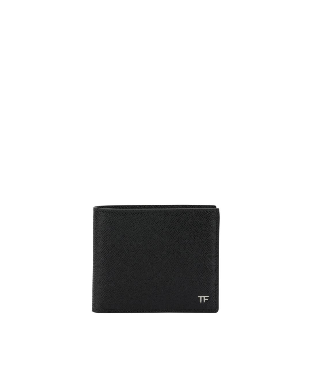 TOM FORD Черный кожаный кошелек, фото 1