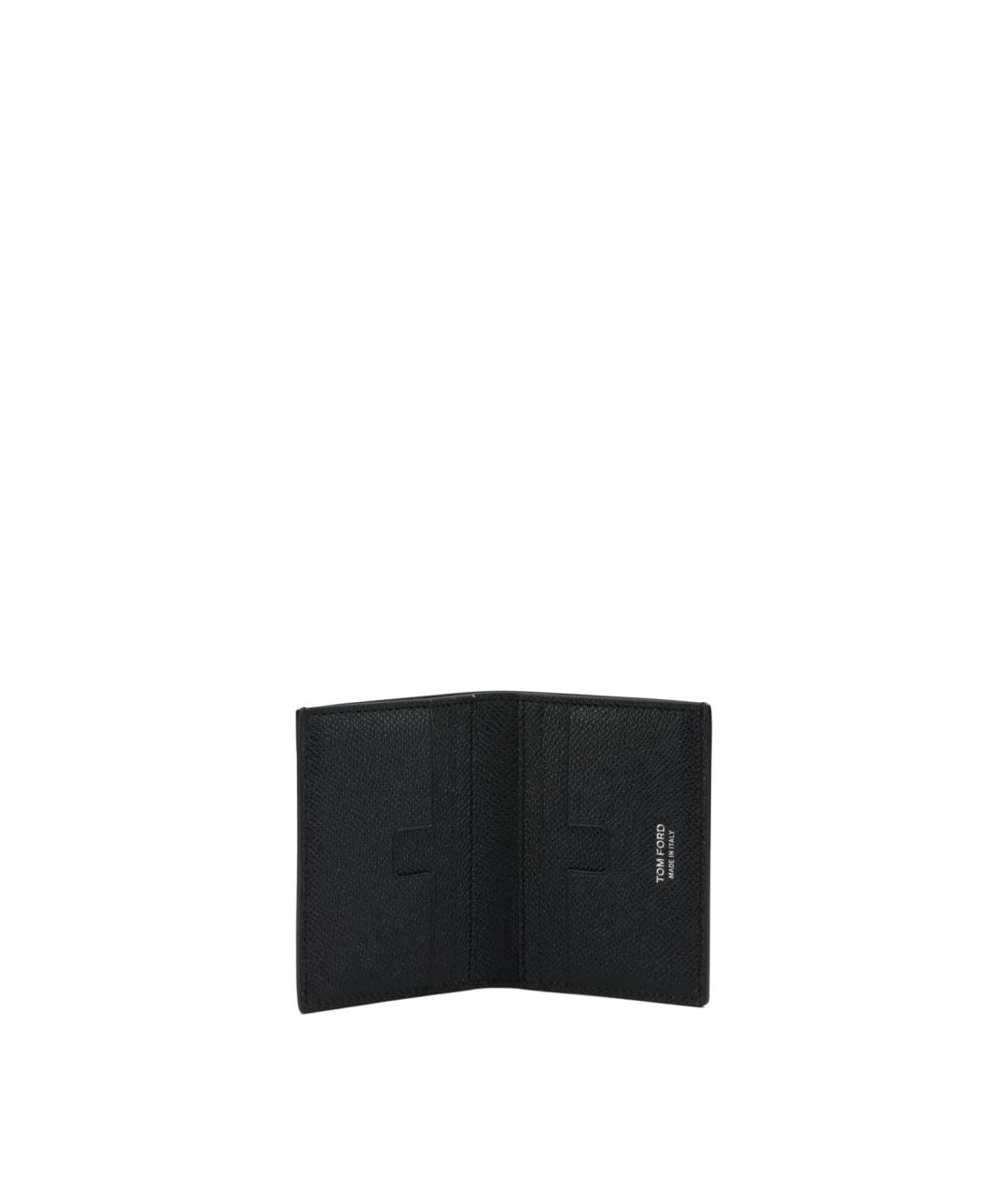 TOM FORD Черный кожаный кошелек, фото 5