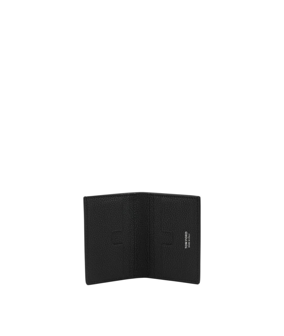 TOM FORD Черный кожаный кошелек, фото 5