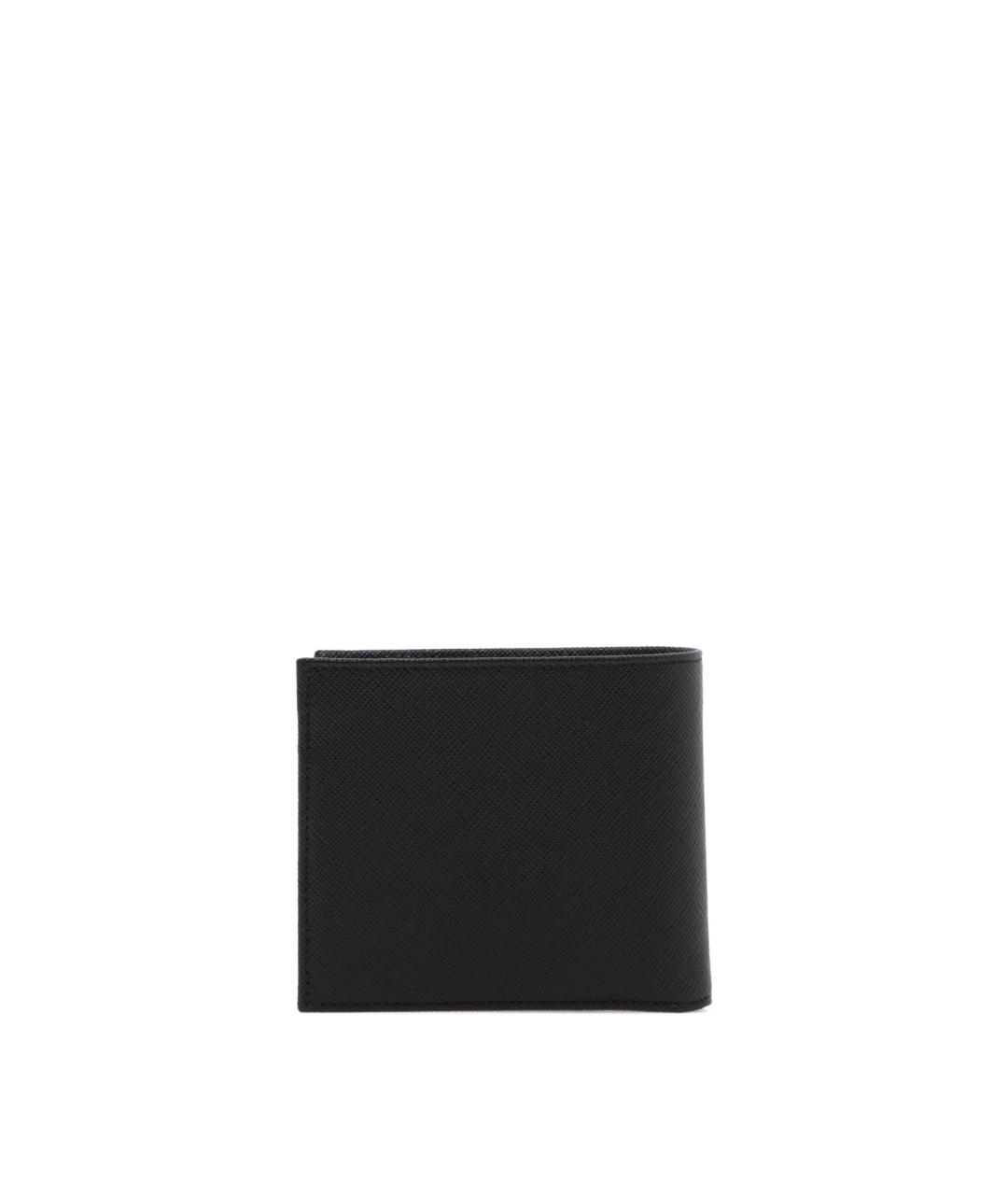 PRADA Черный кожаный кошелек, фото 3