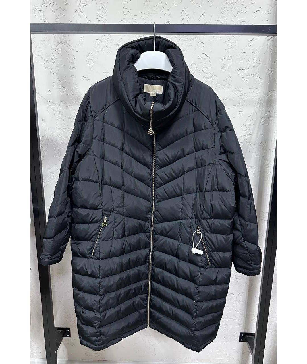 MICHAEL MICHAEL KORS Черный полиэстеровый пуховик, фото 6