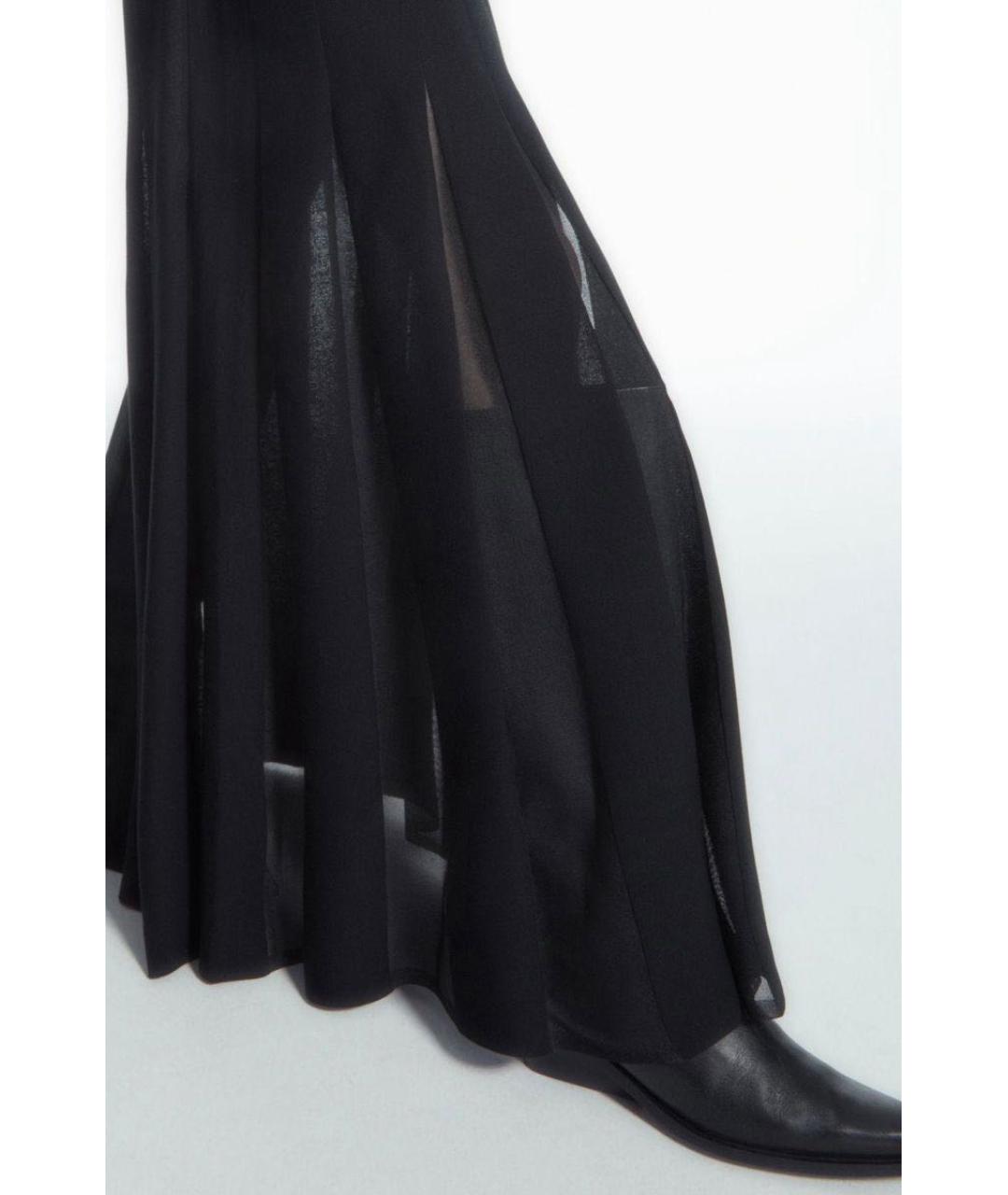 COS Черное хлопковое вечернее платье, фото 2