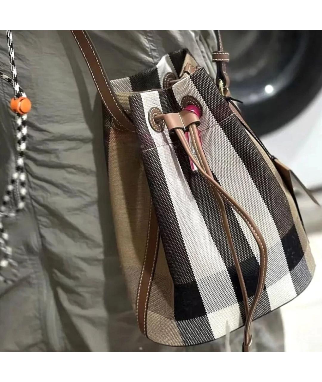 BURBERRY Коричневая сумка через плечо, фото 8