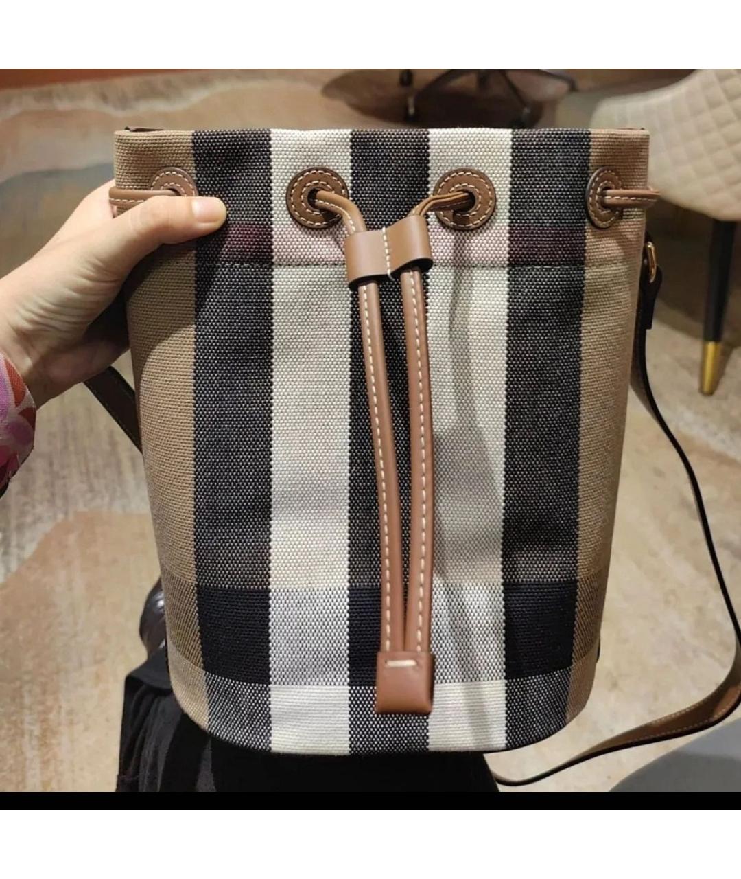 BURBERRY Коричневая сумка через плечо, фото 7