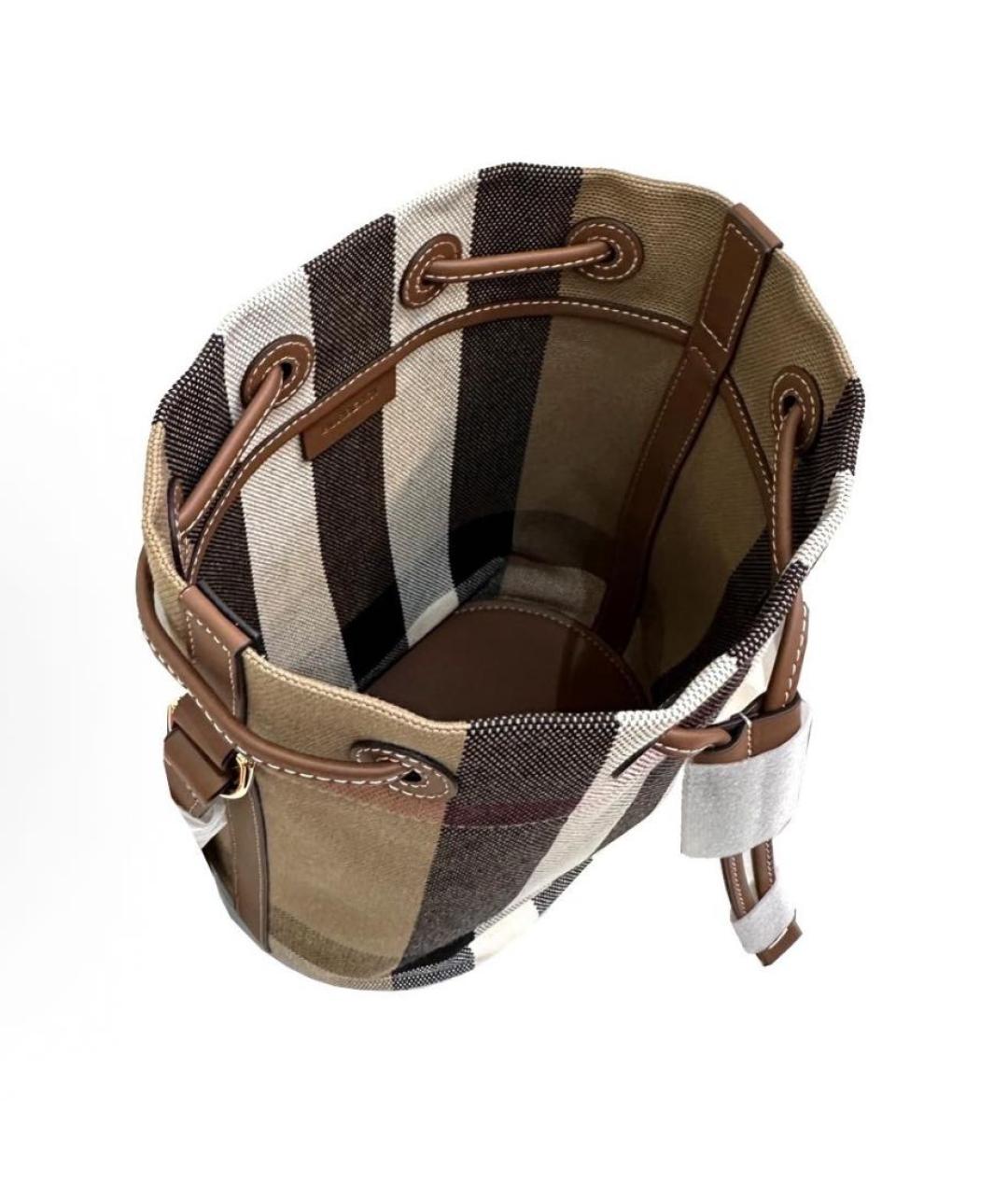 BURBERRY Коричневая сумка через плечо, фото 6