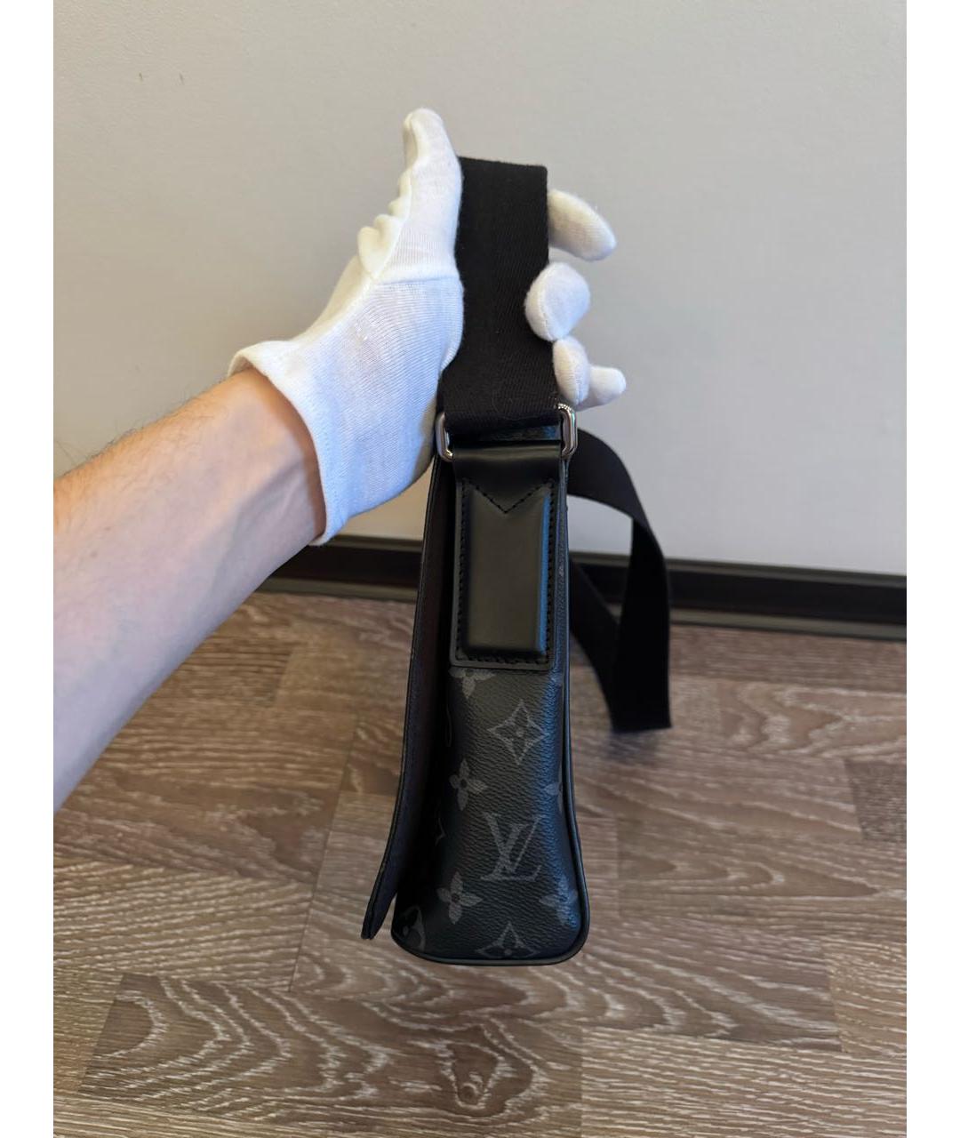 LOUIS VUITTON Черная сумка на плечо, фото 6