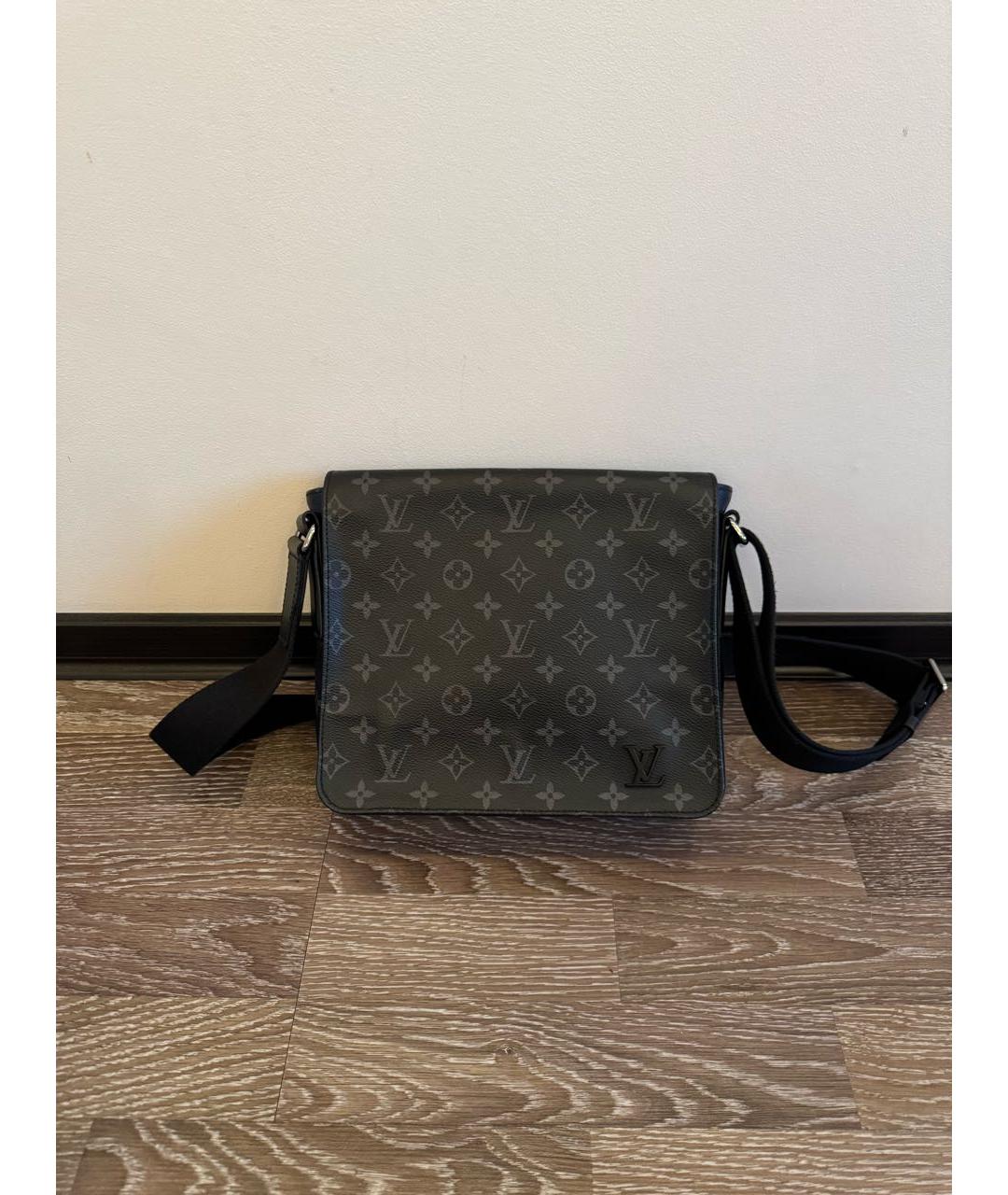 LOUIS VUITTON Черная сумка на плечо, фото 9