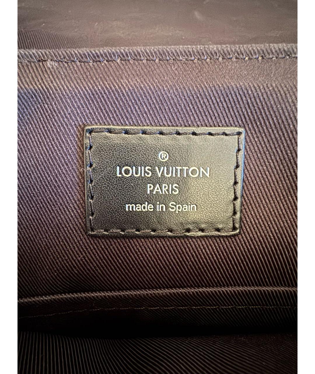 LOUIS VUITTON Черная сумка на плечо, фото 7