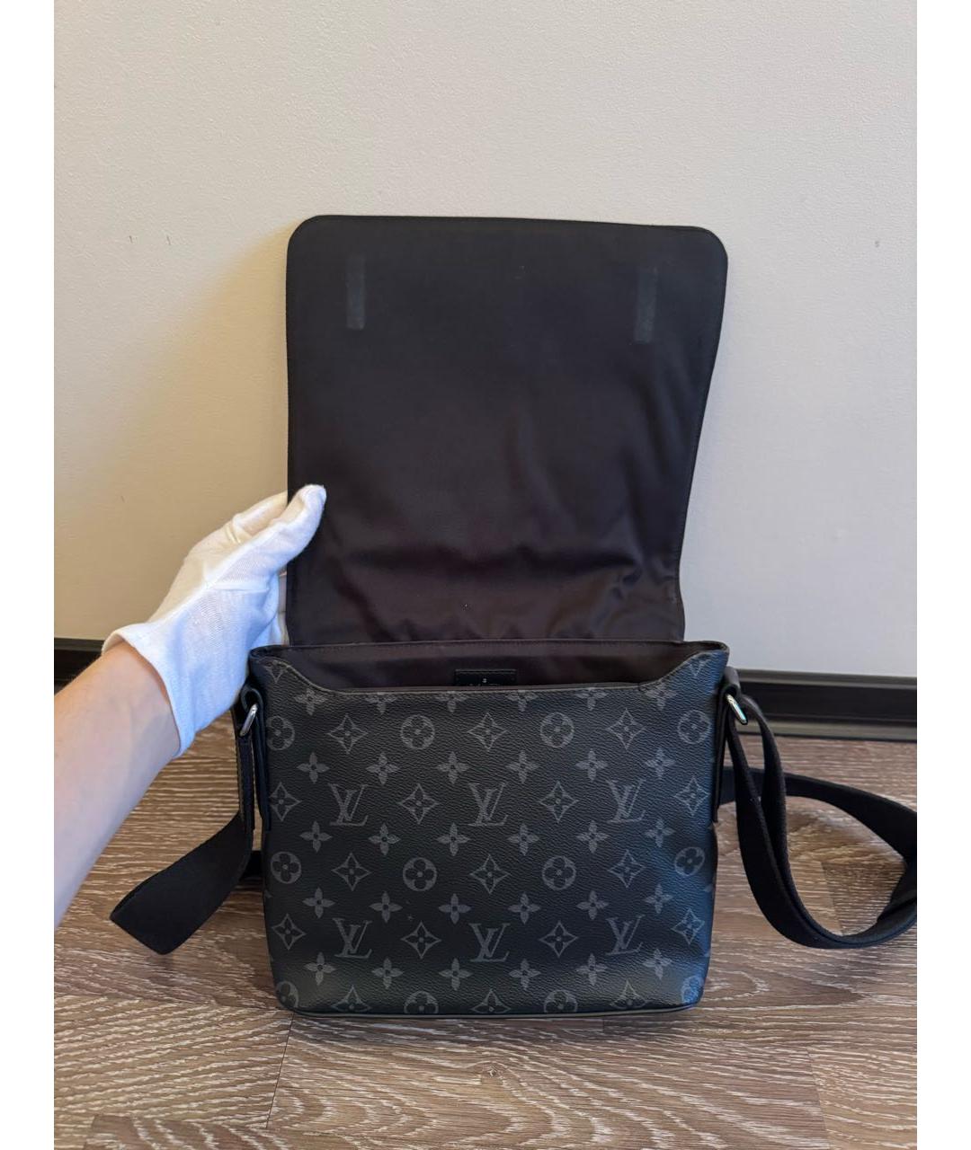 LOUIS VUITTON Черная сумка на плечо, фото 3