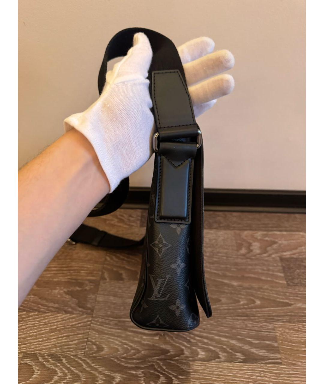 LOUIS VUITTON Черная сумка на плечо, фото 5