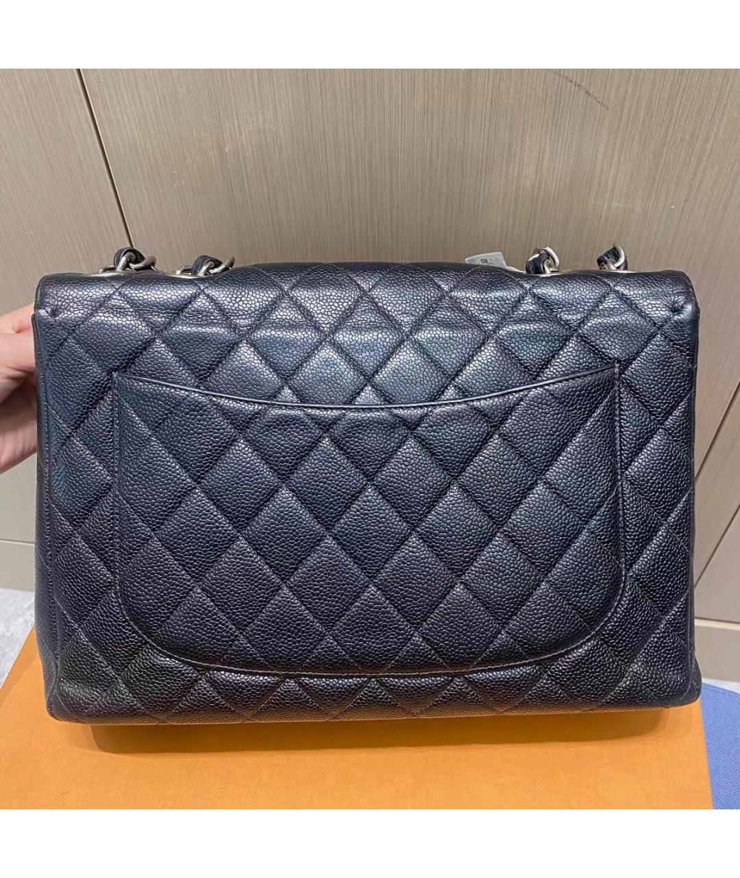 CHANEL Черная кожаная сумка через плечо, фото 3