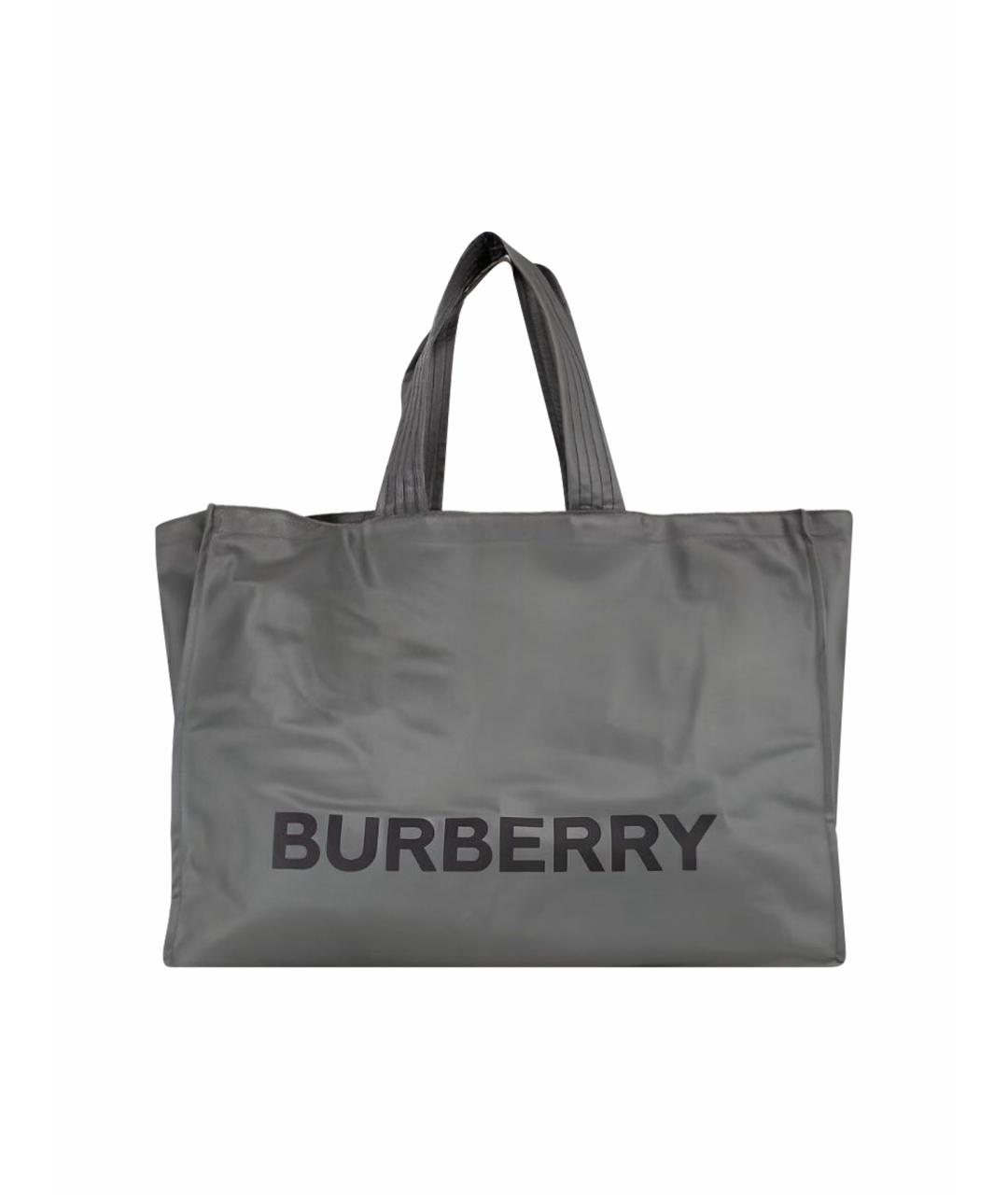 BURBERRY Серая сумка тоут, фото 1