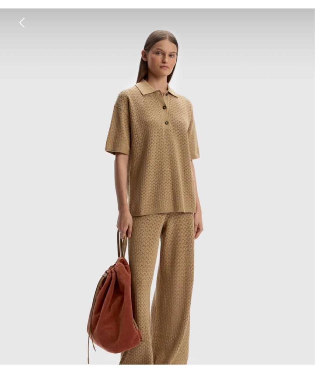 12 STOREEZ Коричневый костюм с брюками, фото 4