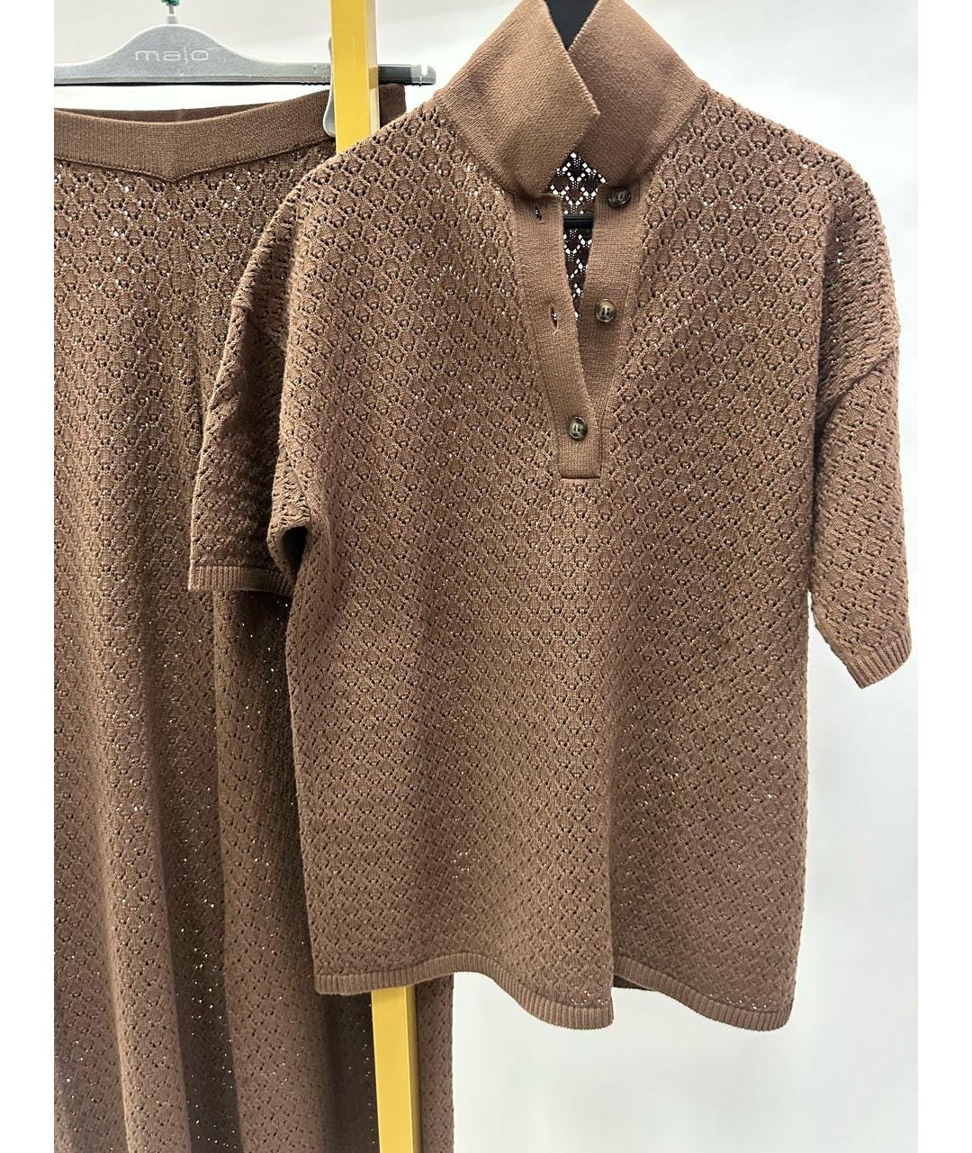 12 STOREEZ Коричневый костюм с брюками, фото 7