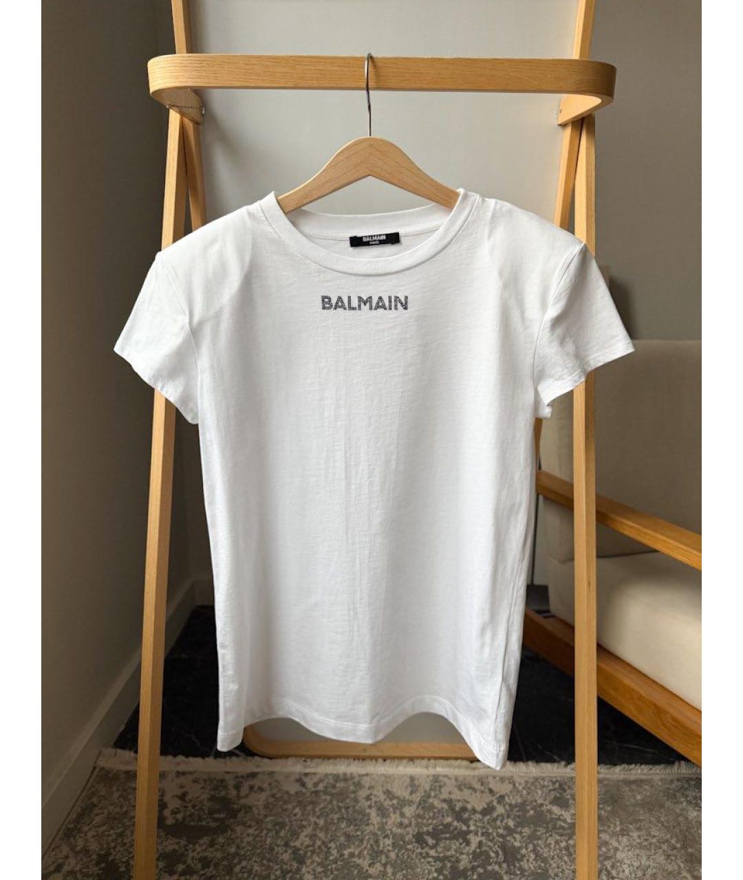 BALMAIN Белый хлопковый детская футболка / топ, фото 5