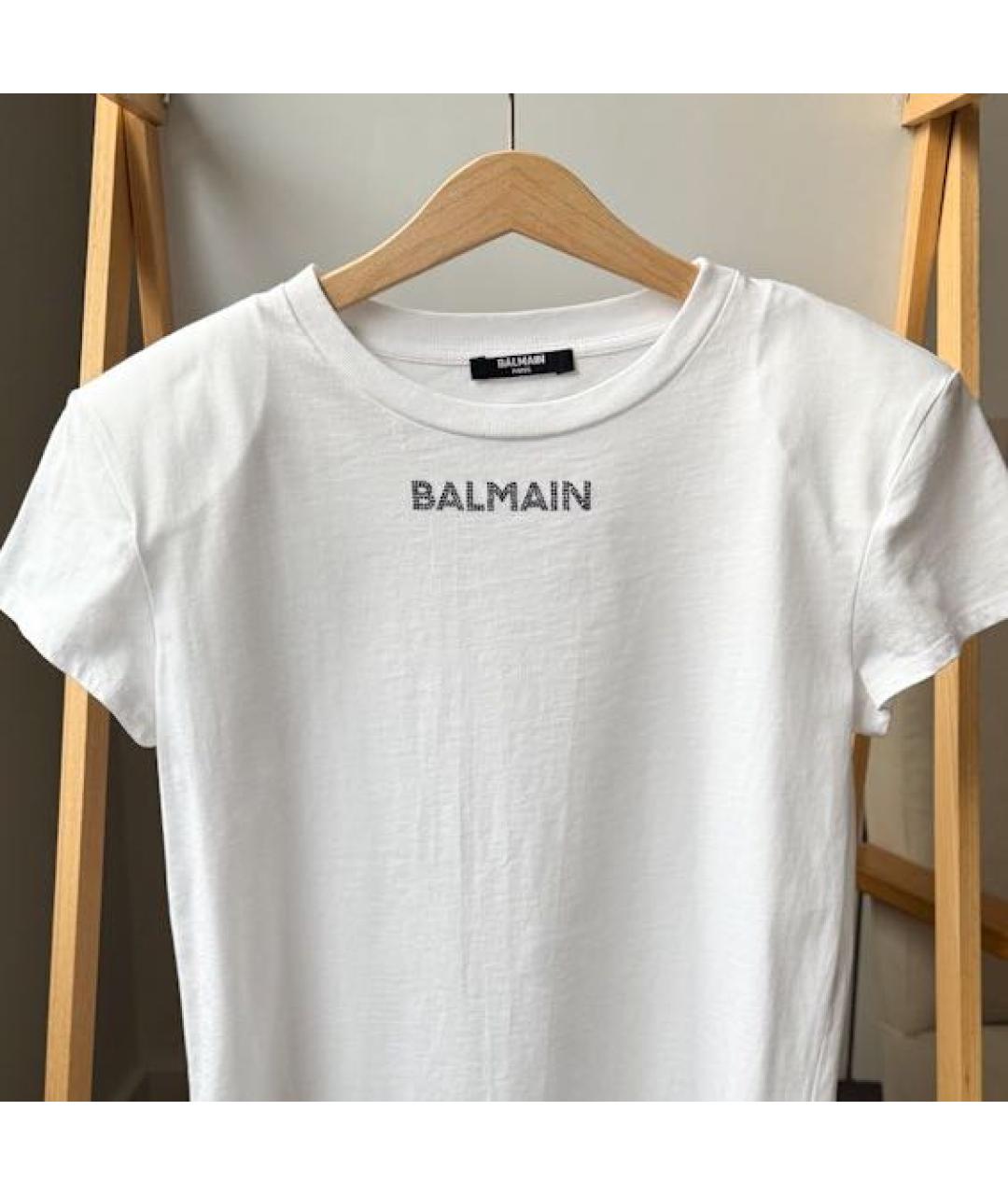 BALMAIN Белый хлопковый детская футболка / топ, фото 3