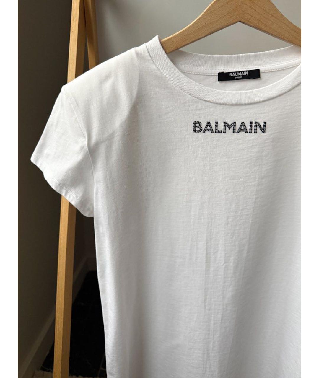BALMAIN Белый хлопковый детская футболка / топ, фото 4