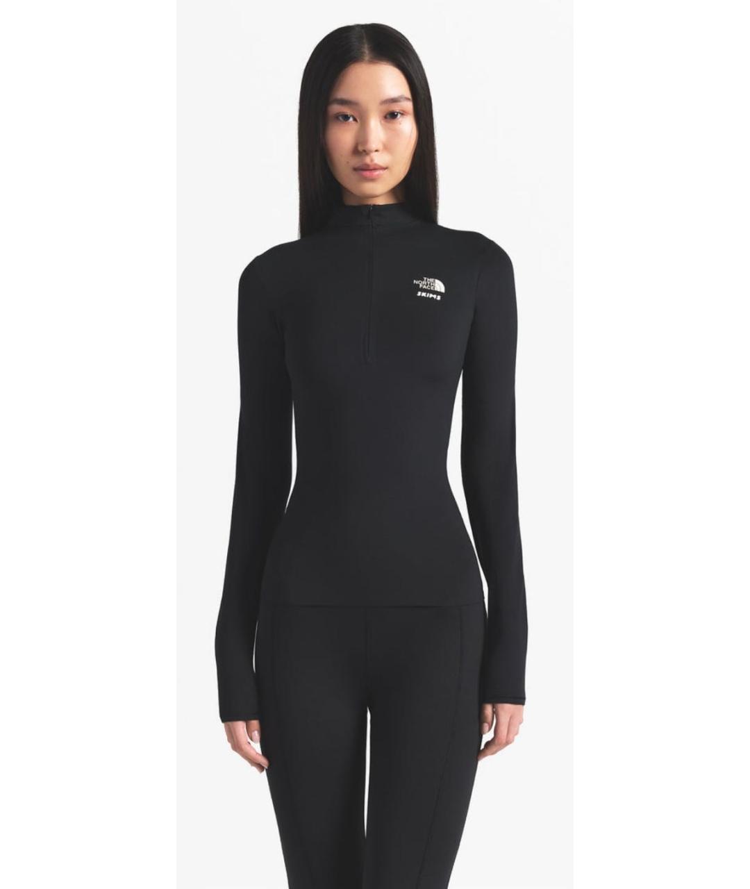 SKIMS Черная водолазка, фото 3