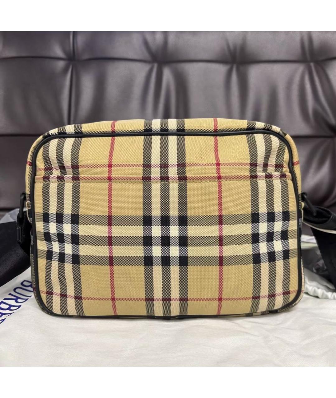 BURBERRY Бежевая сумка через плечо, фото 5