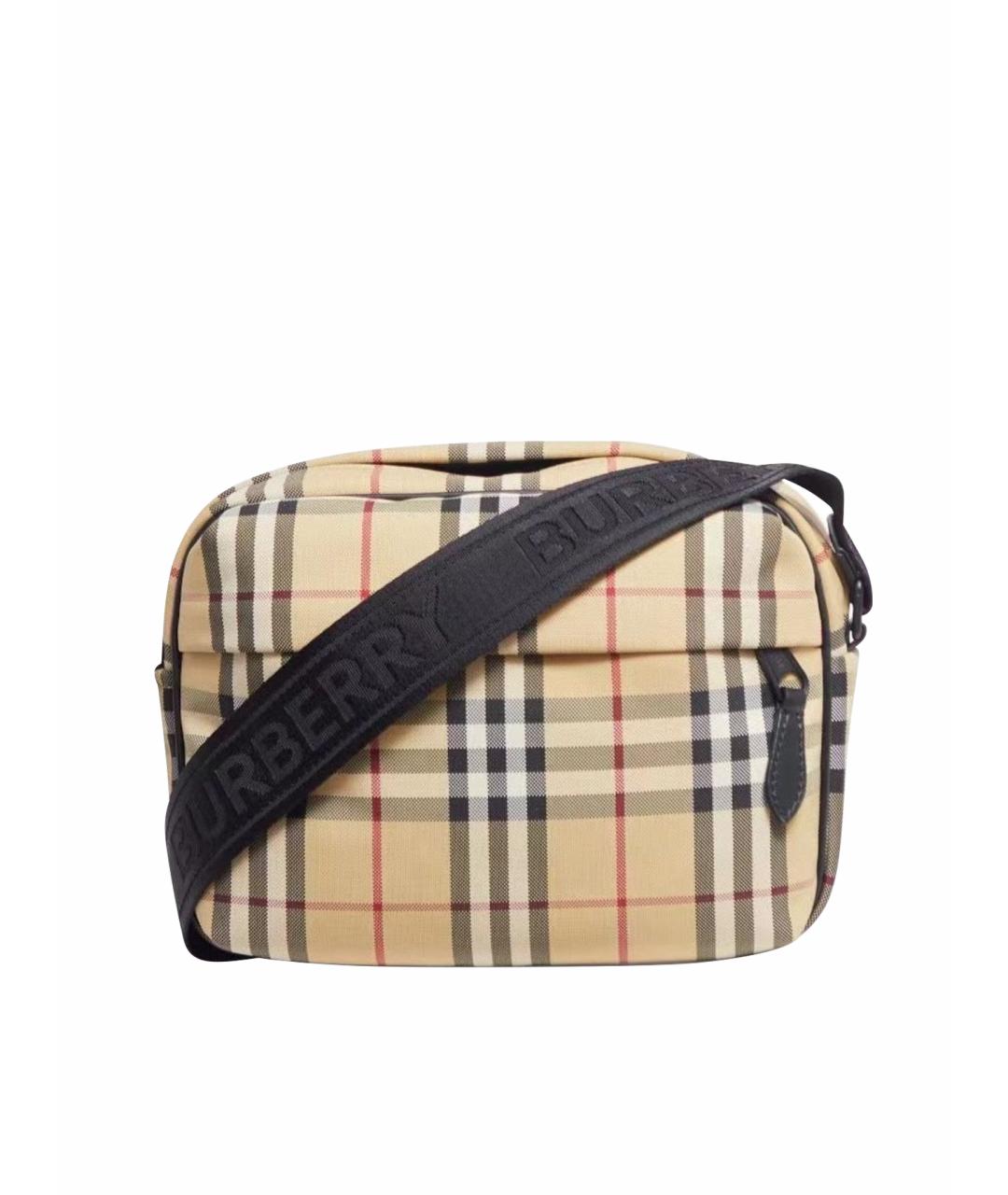 BURBERRY Бежевая сумка через плечо, фото 1