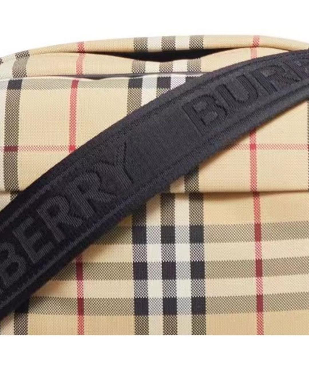 BURBERRY Бежевая сумка через плечо, фото 4