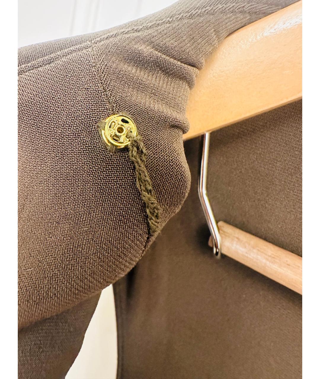 RALPH LAUREN Хаки полиэстеровое вечернее платье, фото 7