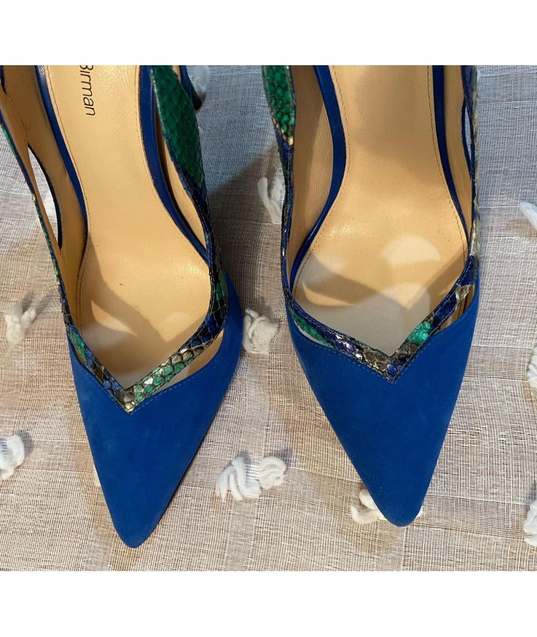 ALEXANDRE BIRMAN Синие замшевые туфли, фото 3