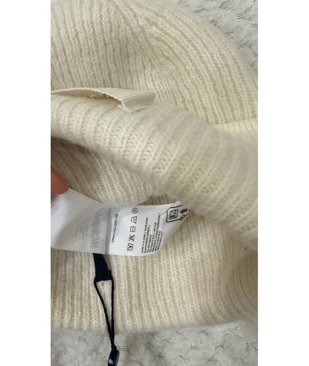 JACQUEMUS Бежевая шерстяная шапка, фото 5