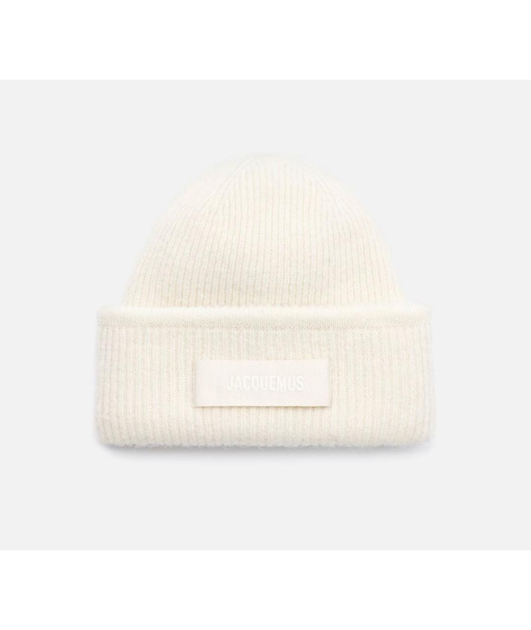 JACQUEMUS Бежевая шерстяная шапка, фото 9