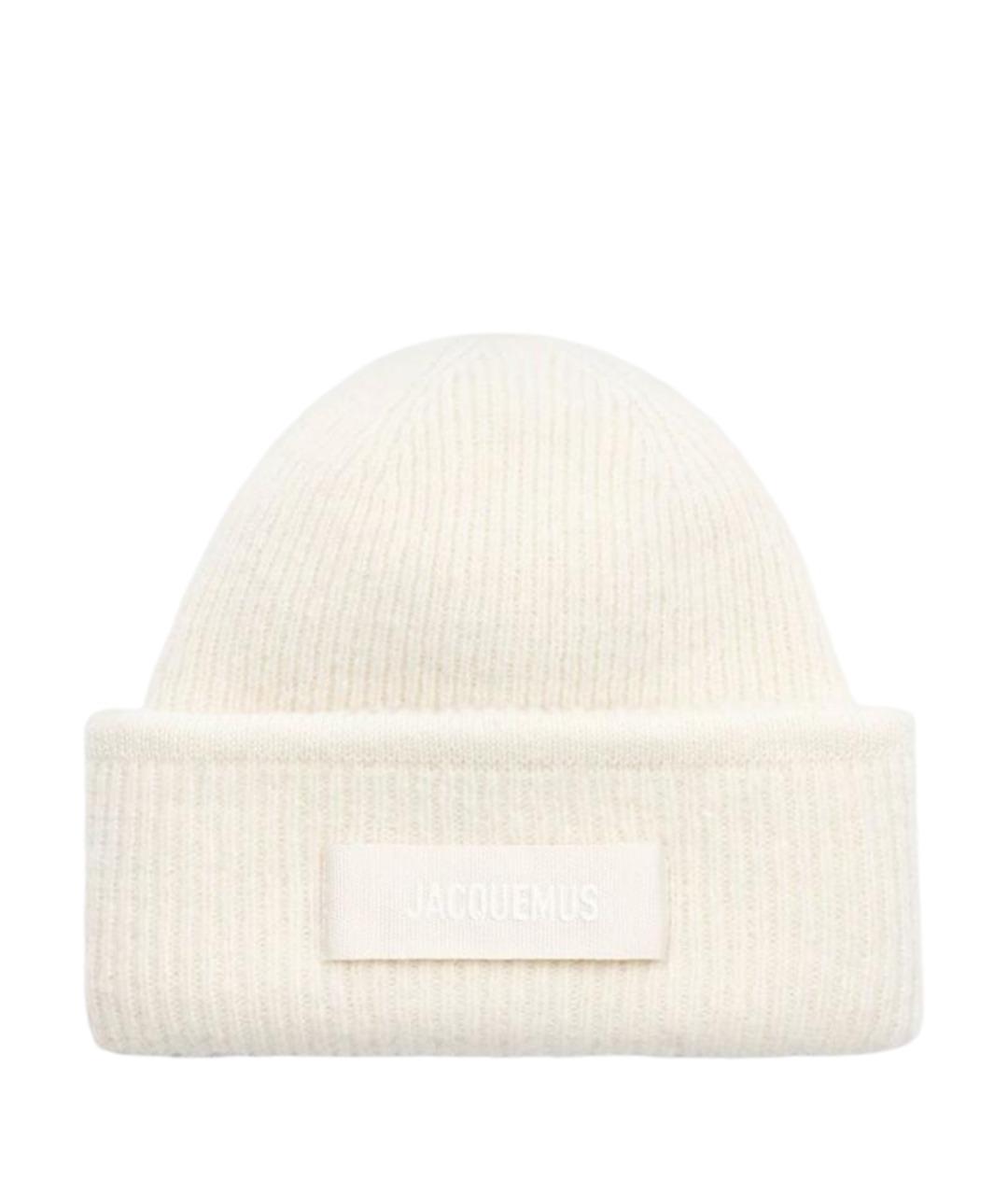 JACQUEMUS Бежевая шерстяная шапка, фото 1