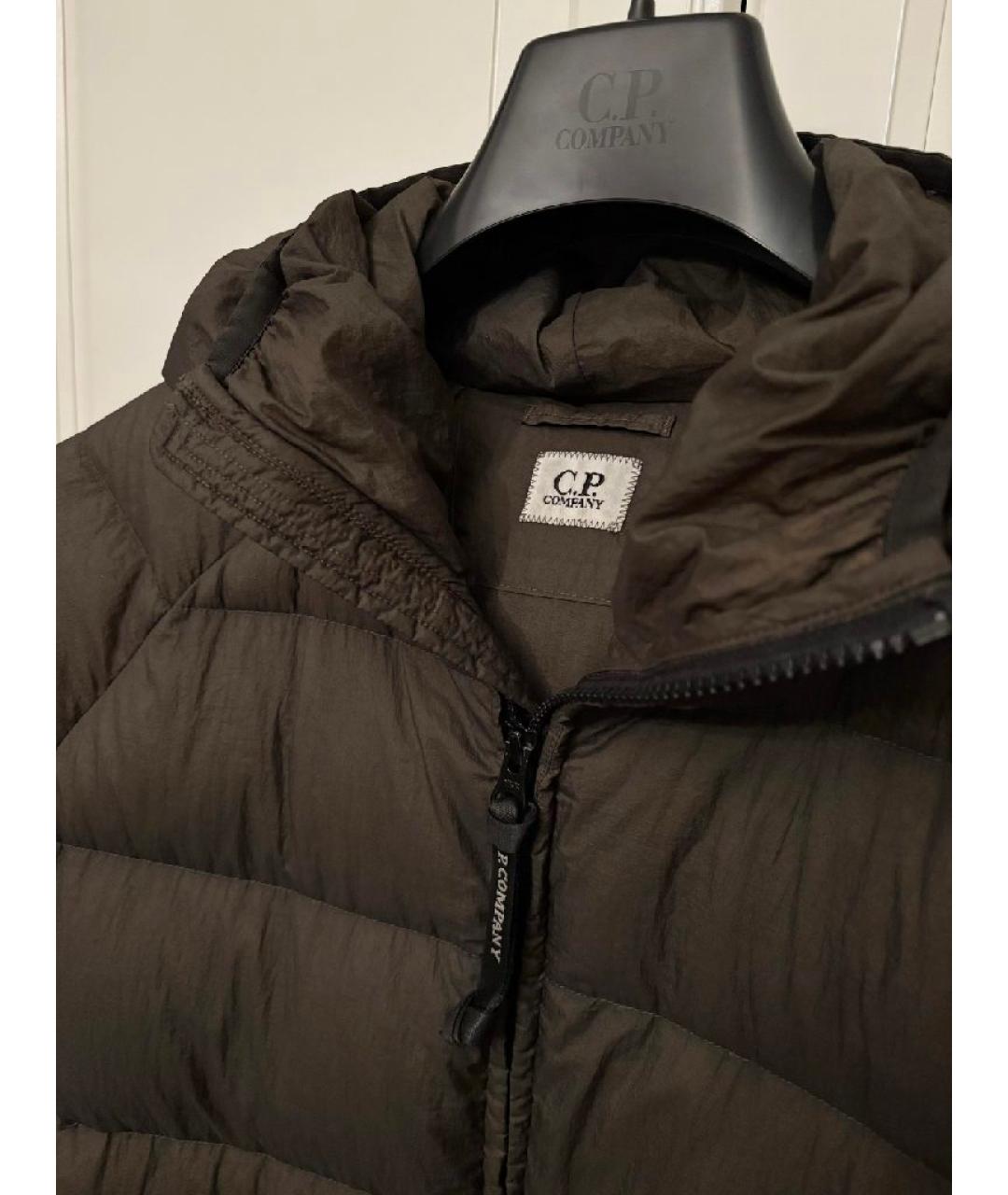 CP COMPANY Хаки полиамидовый пуховик, фото 2