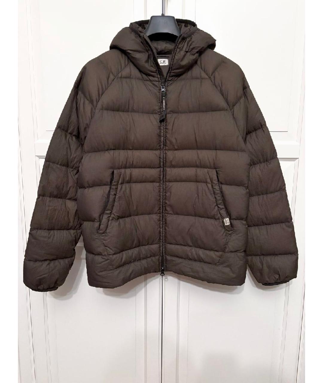 CP COMPANY Хаки полиамидовый пуховик, фото 8