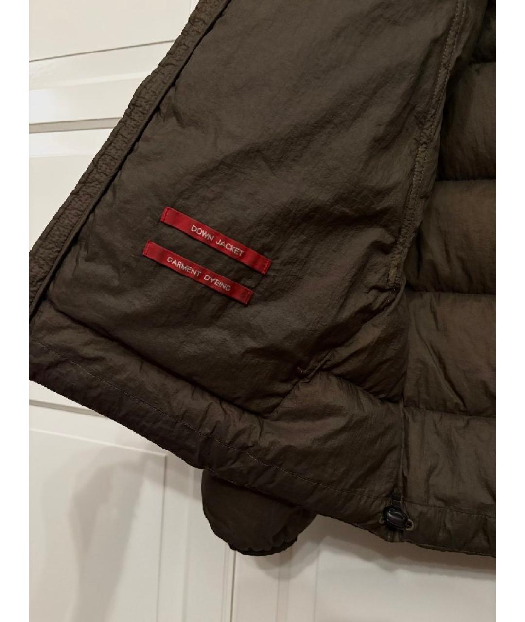 CP COMPANY Хаки полиамидовый пуховик, фото 5