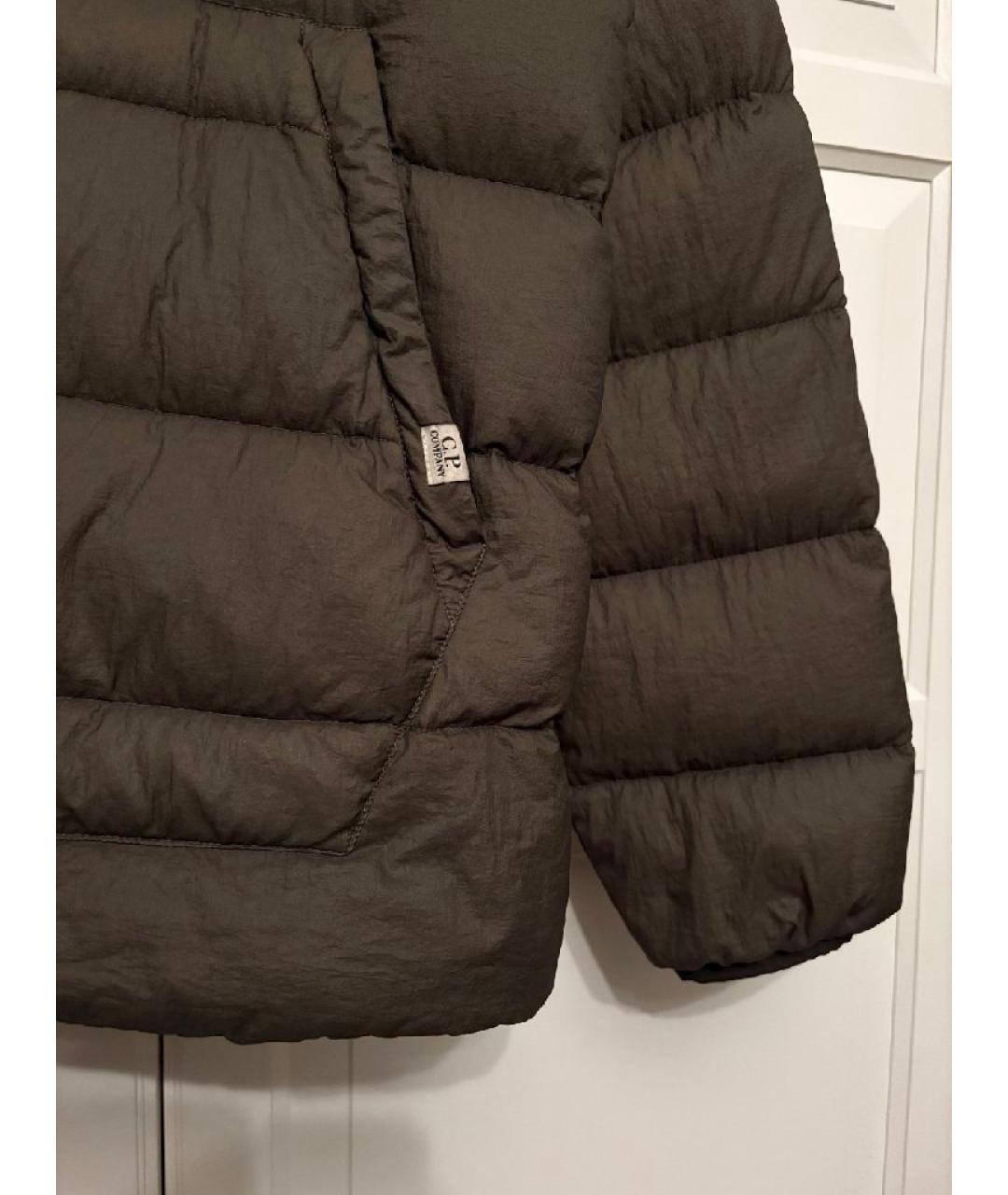 CP COMPANY Хаки полиамидовый пуховик, фото 3