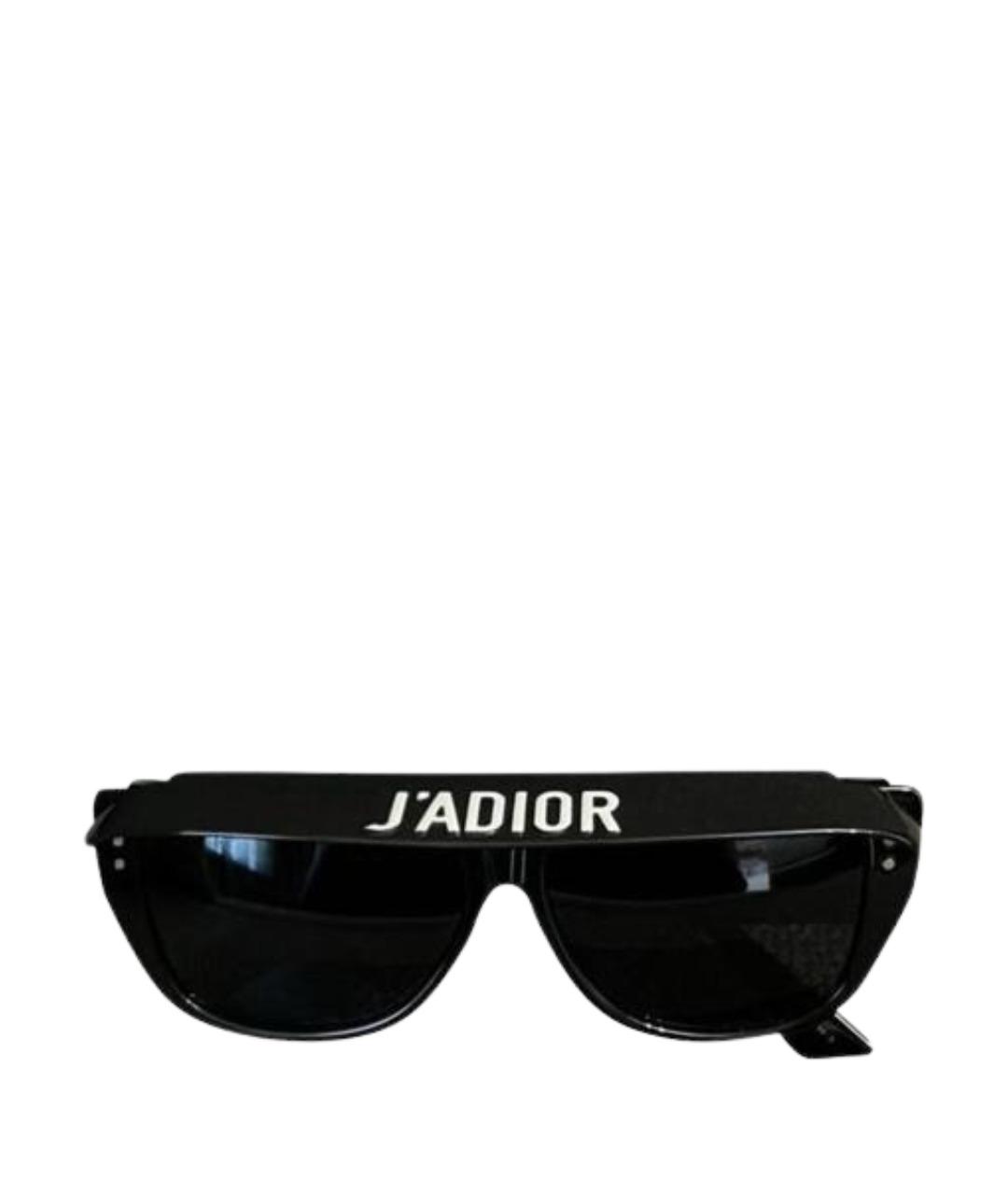 CHRISTIAN DIOR Черные пластиковые солнцезащитные очки, фото 1